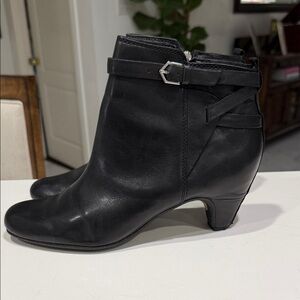 Sam Edelman Maddox Black Leather Ankle Boot
